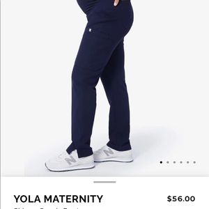 COPY - FIG maternity navy scrub pants NWT
